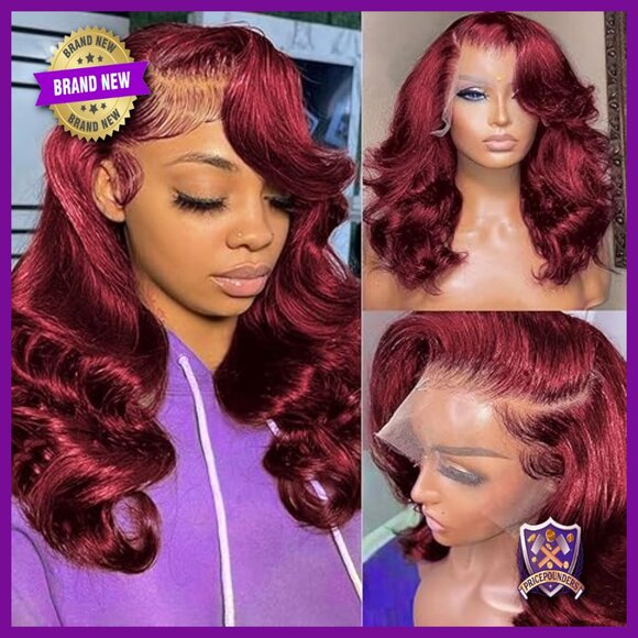 14 Inch Human Hair Bob Wig HD Lace Front Pre Plucked Heat Stylable main image 5